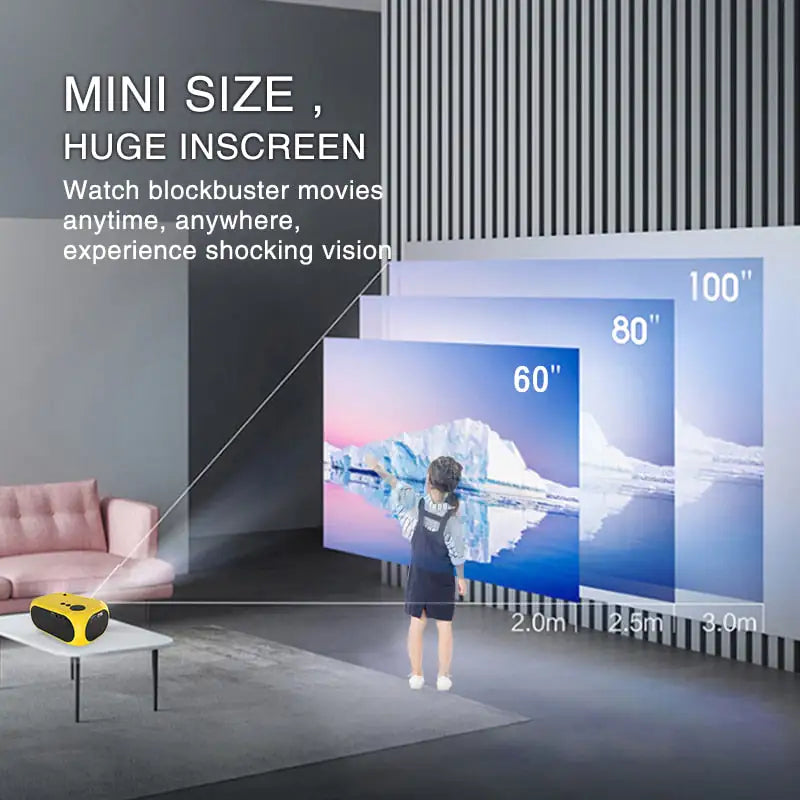 Mini Portable Display Projector